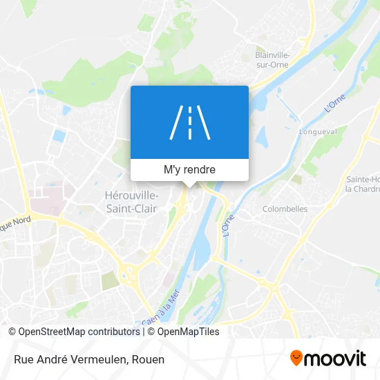 Rue André Vermeulen plan