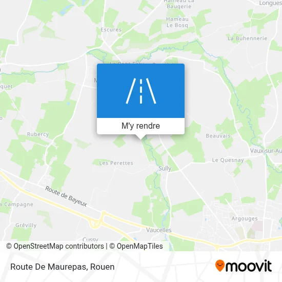 Route De Maurepas plan