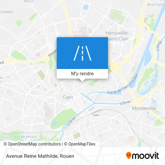 Avenue Reine Mathilde plan