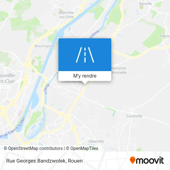 Rue Georges Bandzwolek plan