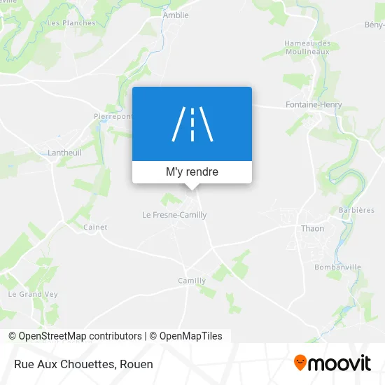 Rue Aux Chouettes plan