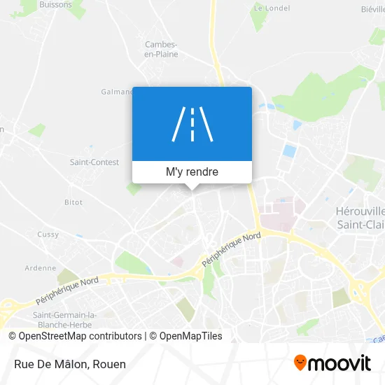 Rue De Mâlon plan