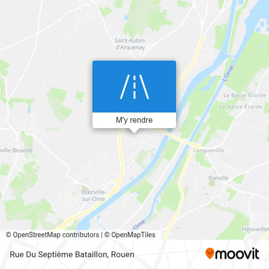 Rue Du Septième Bataillon plan