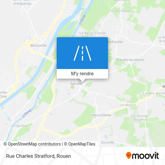 Rue Charles Stratford plan