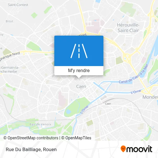 Rue Du Bailliage plan