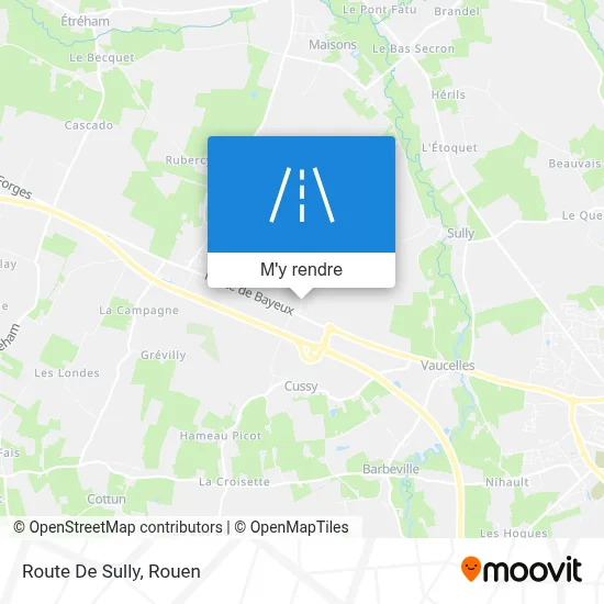Route De Sully plan