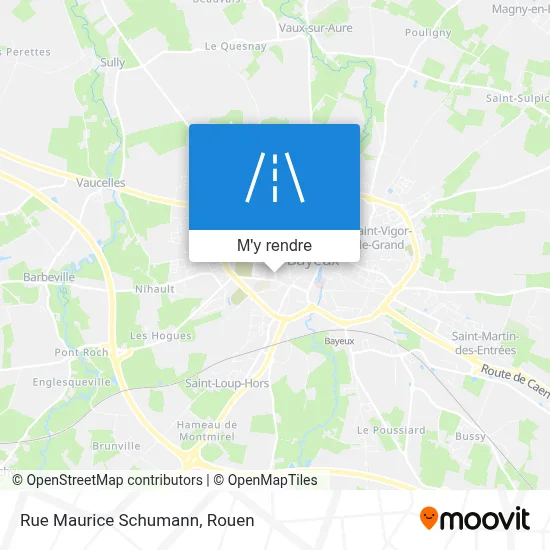 Rue Maurice Schumann plan