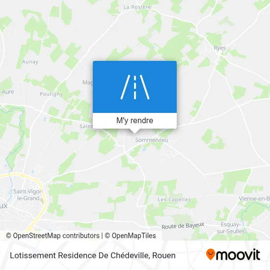 Lotissement Residence De Chédeville plan