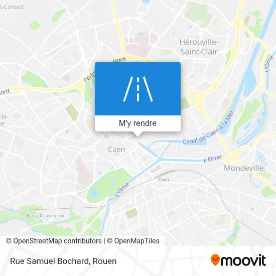 Rue Samuel Bochard plan