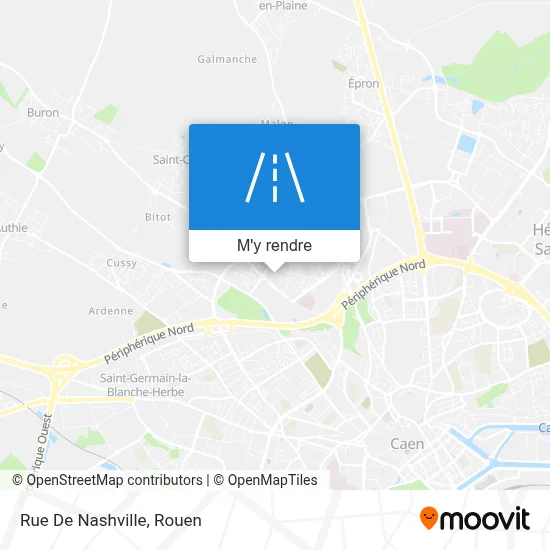 Rue De Nashville plan