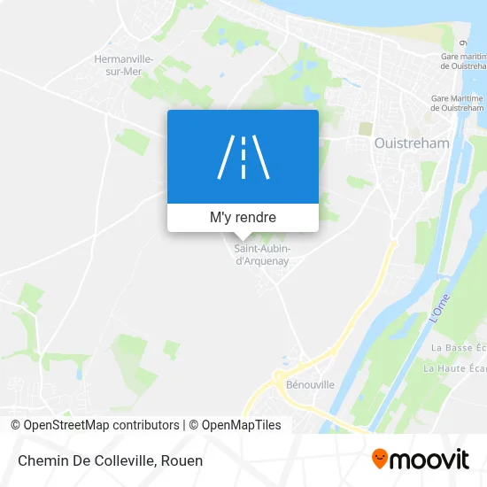 Chemin De Colleville plan