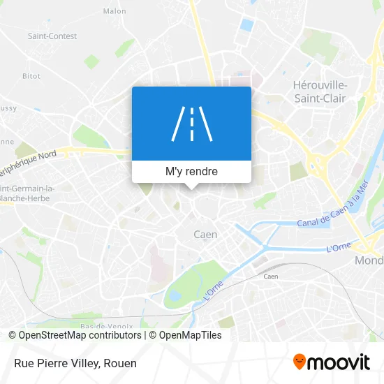 Rue Pierre Villey plan