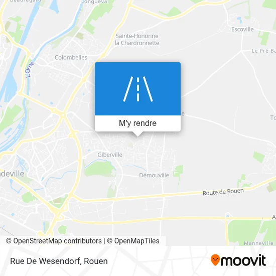 Rue De Wesendorf plan