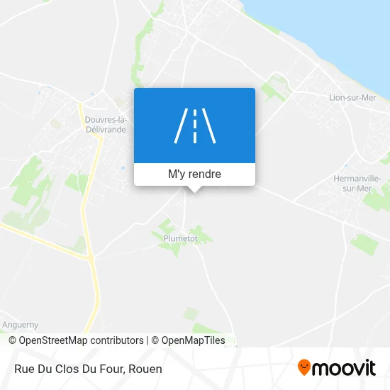 Rue Du Clos Du Four plan