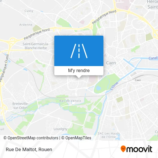 Rue De Maltot plan