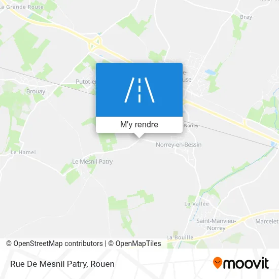 Rue De Mesnil Patry plan