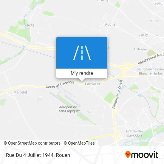 Rue Du 4 Juillet 1944 plan