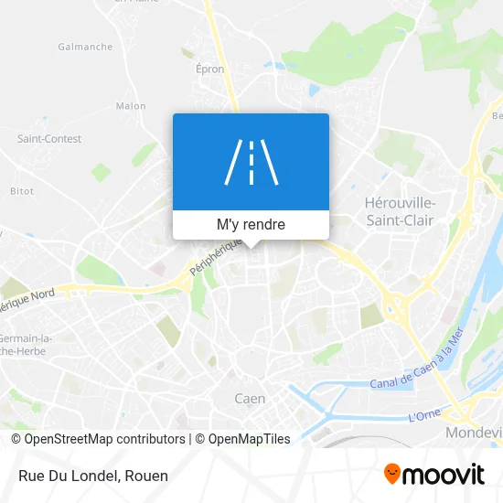 Rue Du Londel plan