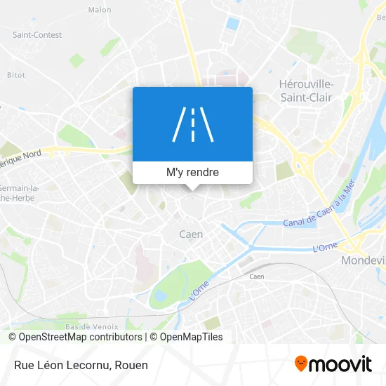 Rue Léon Lecornu plan