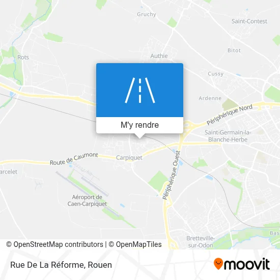 Rue De La Réforme plan
