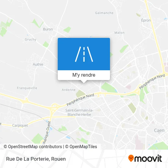 Rue De La Porterie plan
