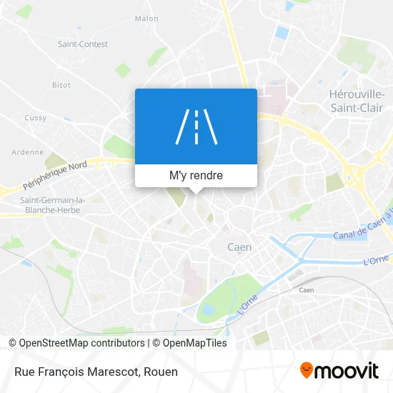 Rue François Marescot plan