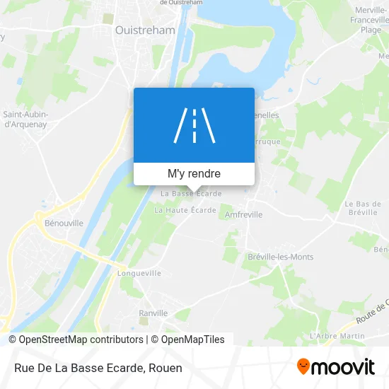Rue De La Basse Ecarde plan
