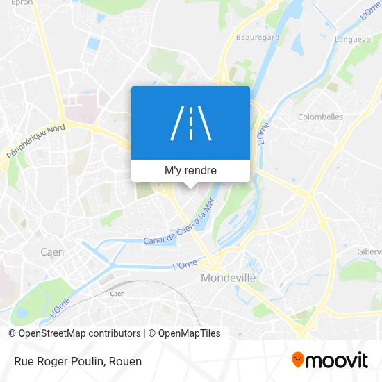 Rue Roger Poulin plan