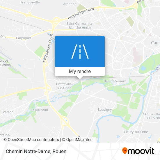Chemin Notre-Dame plan