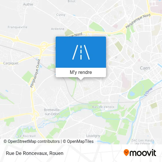 Rue De Roncevaux plan