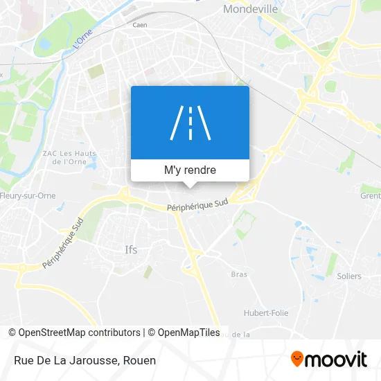 Rue De La Jarousse plan