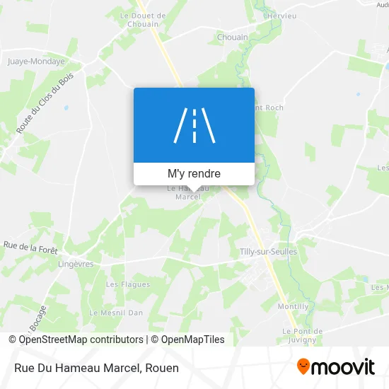 Rue Du Hameau Marcel plan