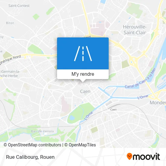 Rue Calibourg plan