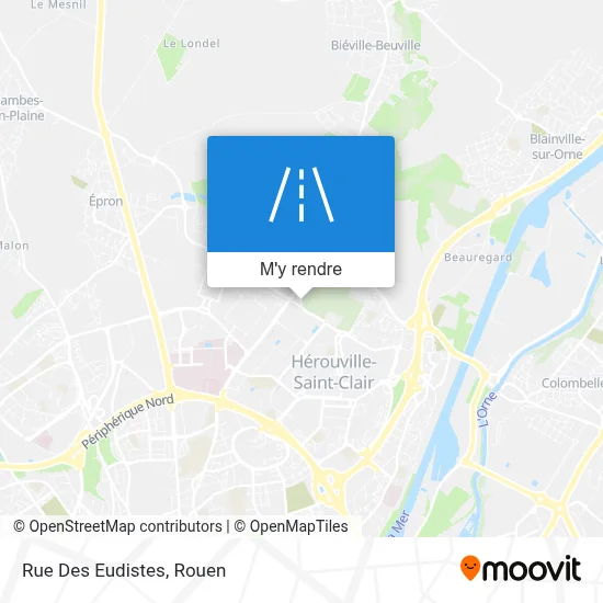 Rue Des Eudistes plan