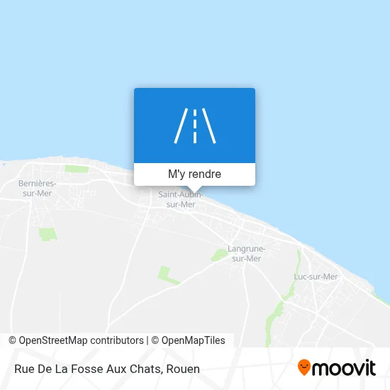 Rue De La Fosse Aux Chats plan