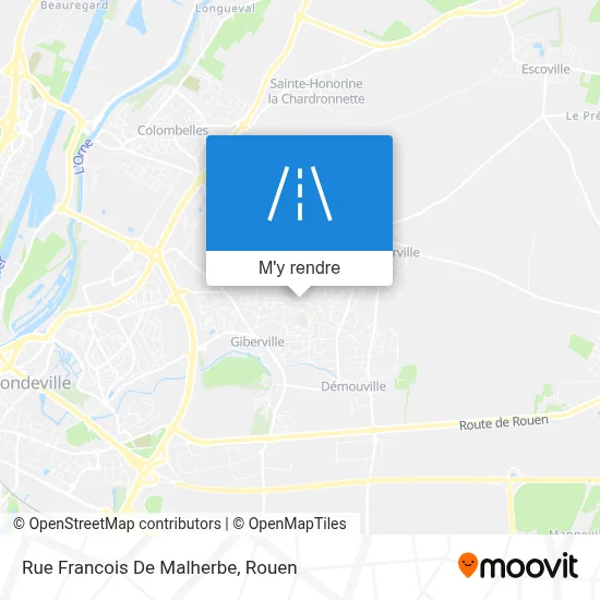 Rue Francois De Malherbe plan