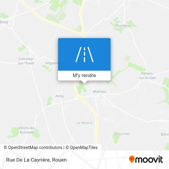 Rue De La Cayrière plan