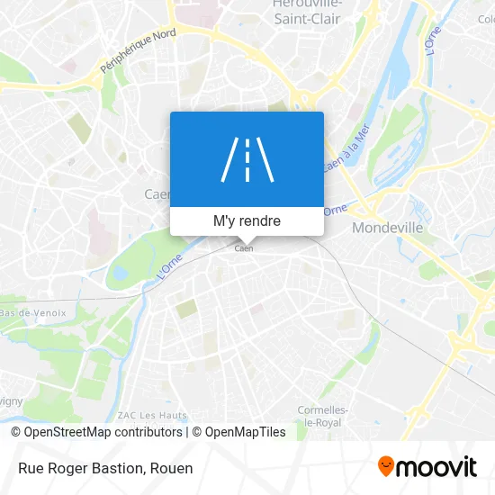 Rue Roger Bastion plan