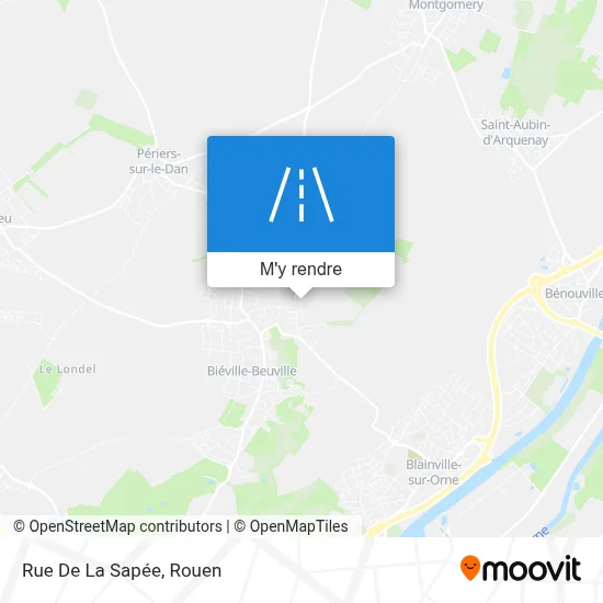 Rue De La Sapée plan