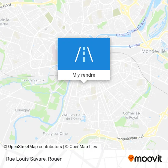 Rue Louis Savare plan