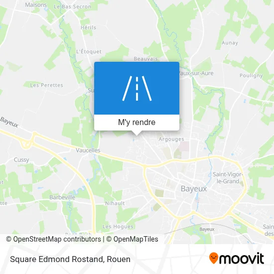 Square Edmond Rostand plan