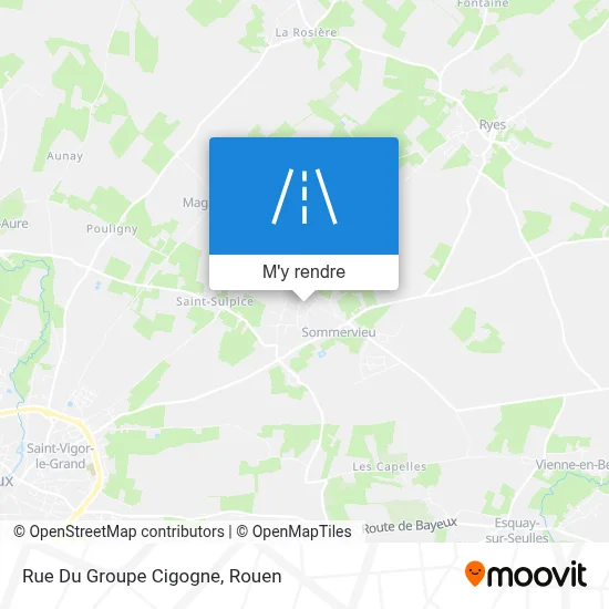Rue Du Groupe Cigogne plan