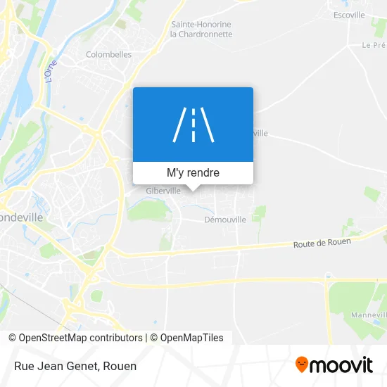 Rue Jean Genet plan