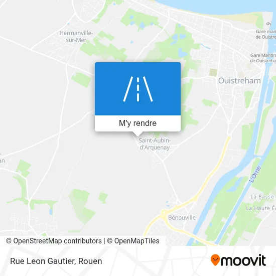 Rue Leon Gautier plan