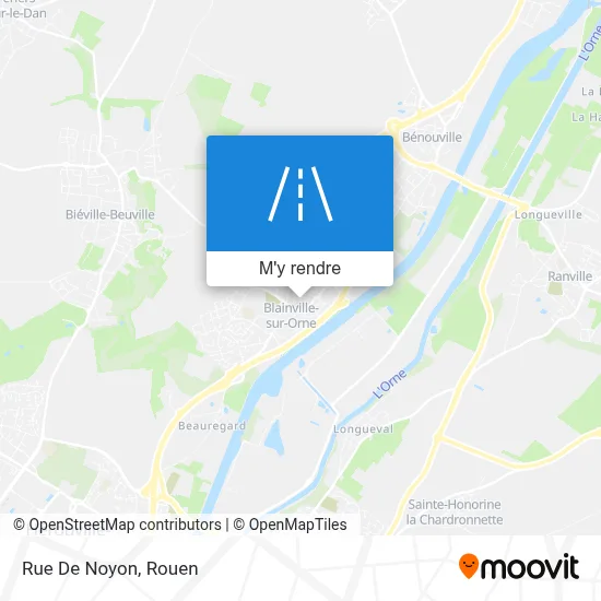 Rue De Noyon plan