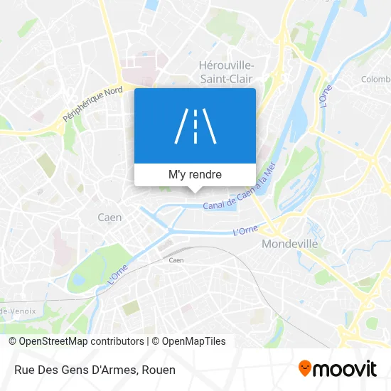 Rue Des Gens D'Armes plan