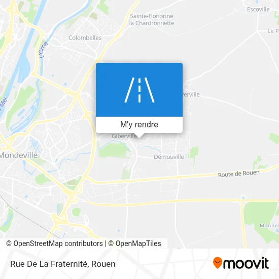 Rue De La Fraternité plan