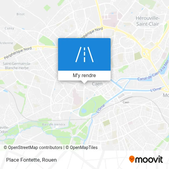 Place Fontette plan