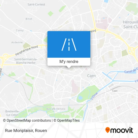 Rue Monplaisir plan