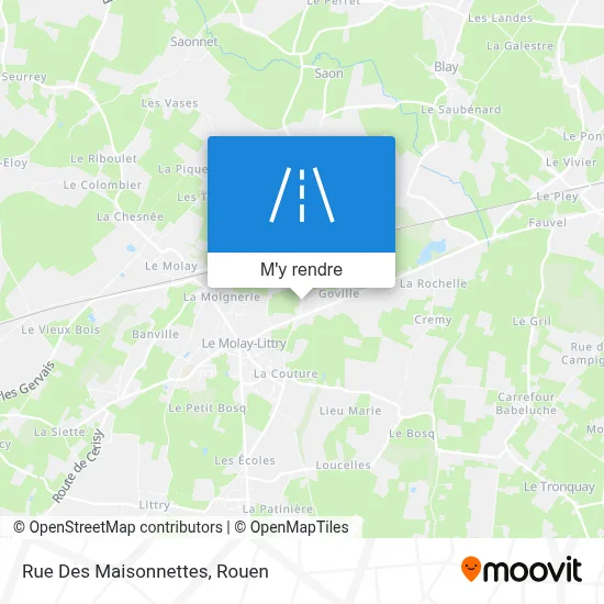 Rue Des Maisonnettes plan
